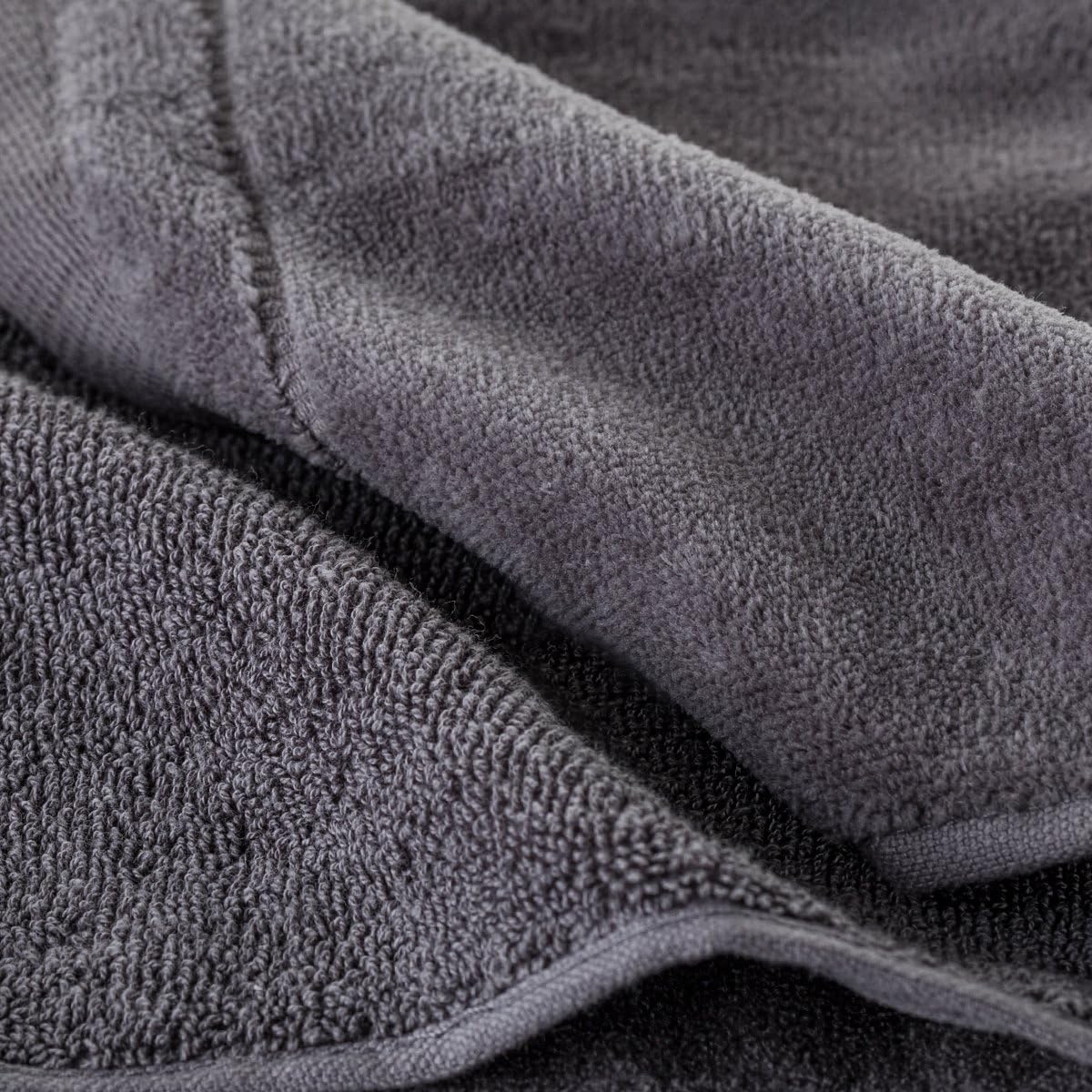 Creative Scents Cotton Fingertip Towels Set 4 Pack Grey