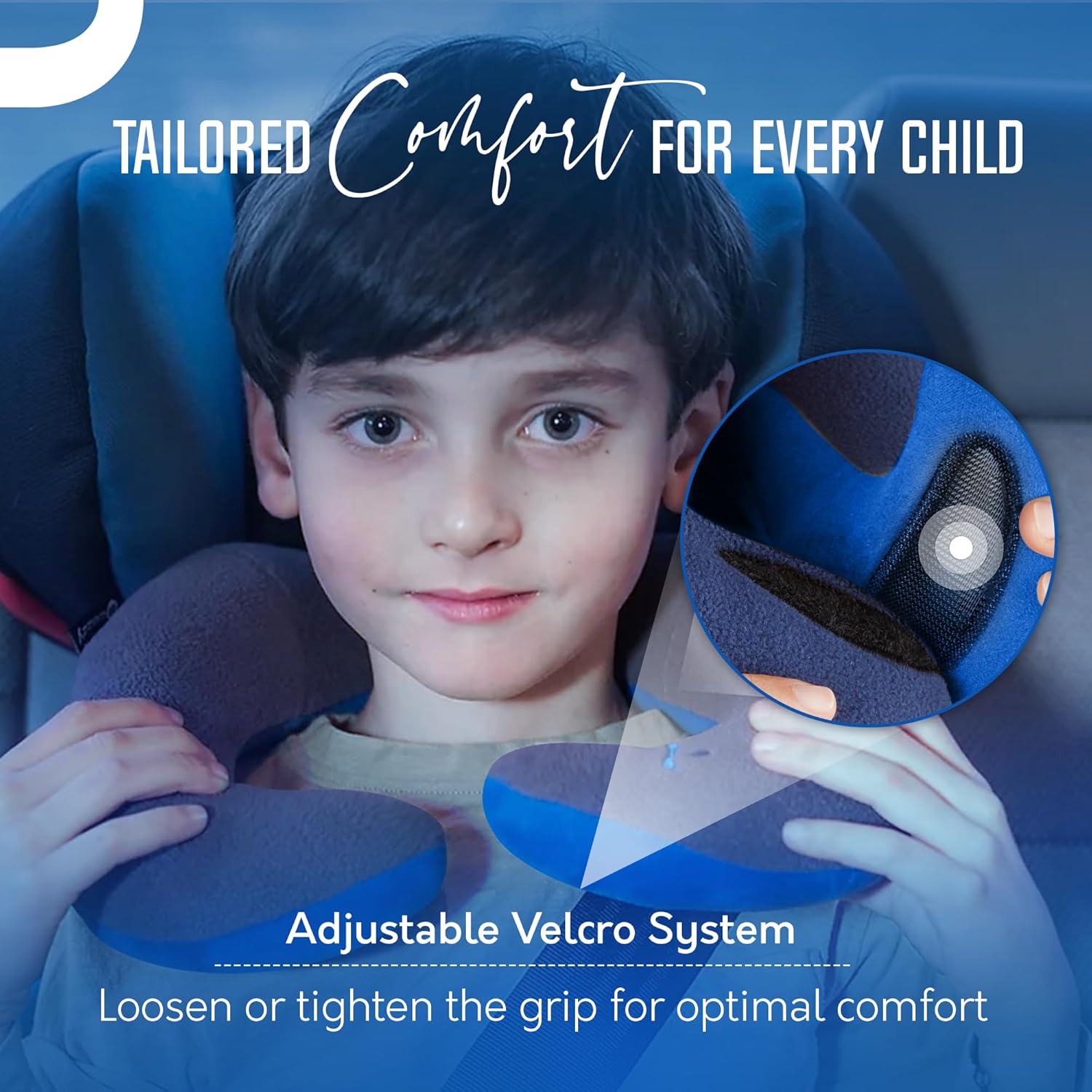 BCOZZY Kids Travel Neck Pillow for 3-7 YO