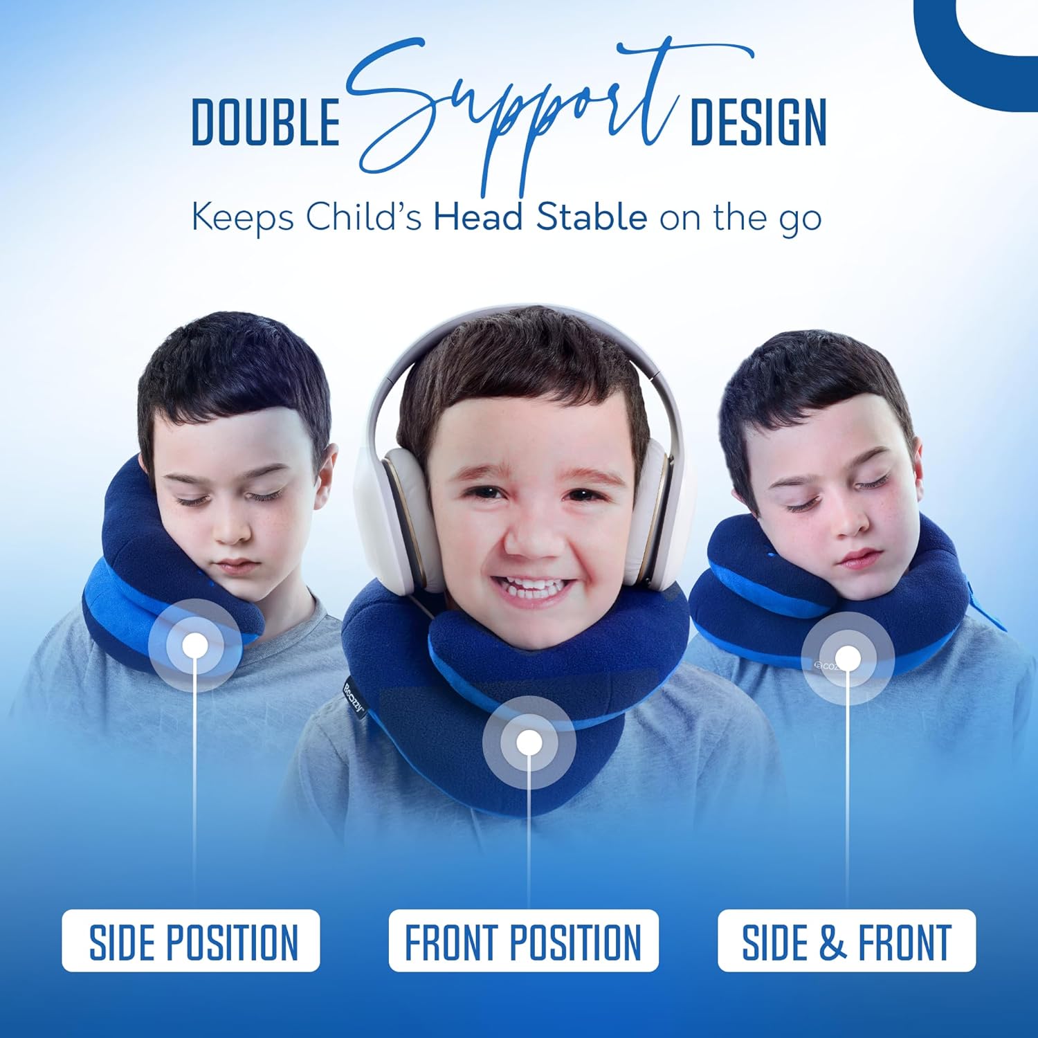BCOZZY Kids Travel Neck Pillow for 3-7 YO