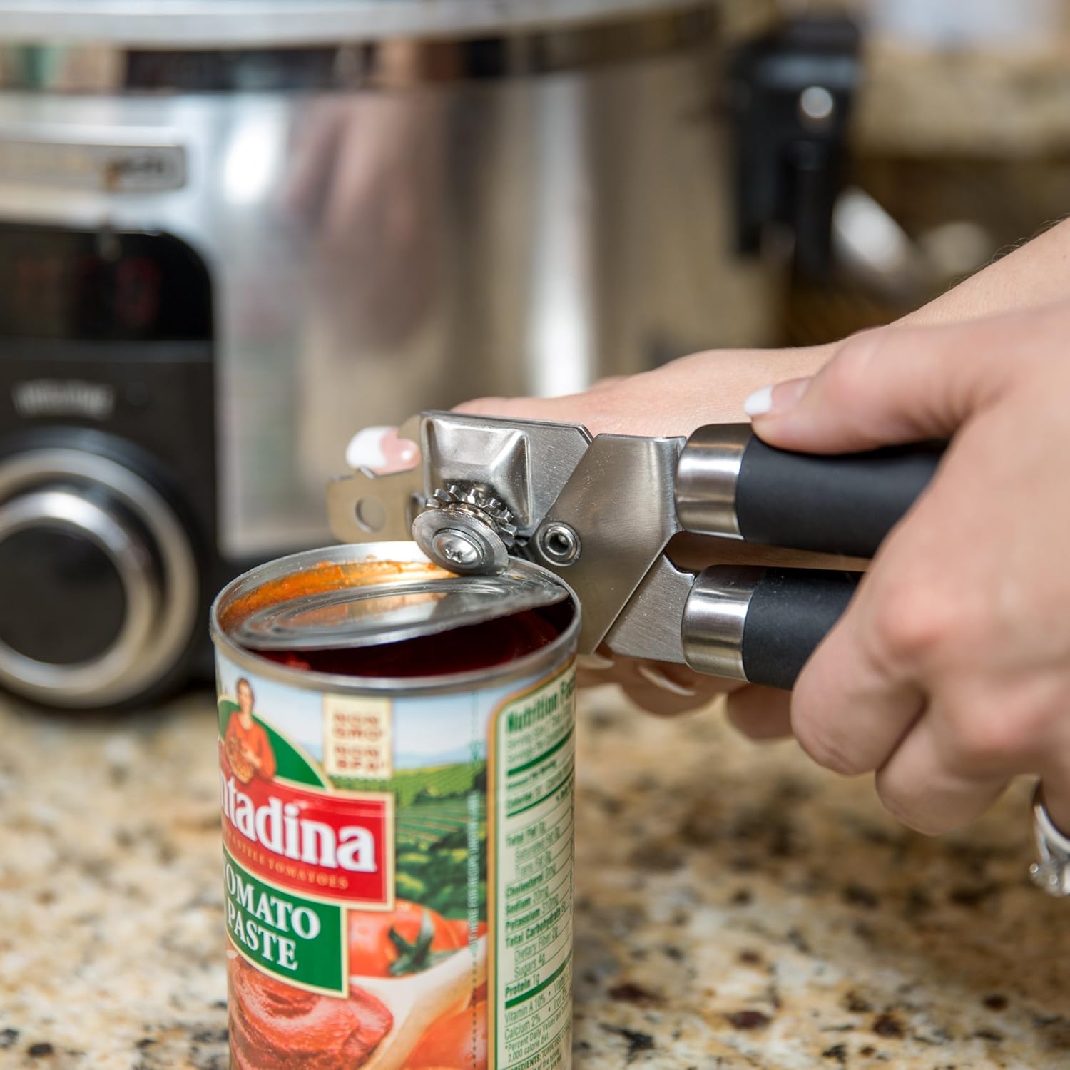 Lffel Stainless Steel Manual Can Opener for Seniors