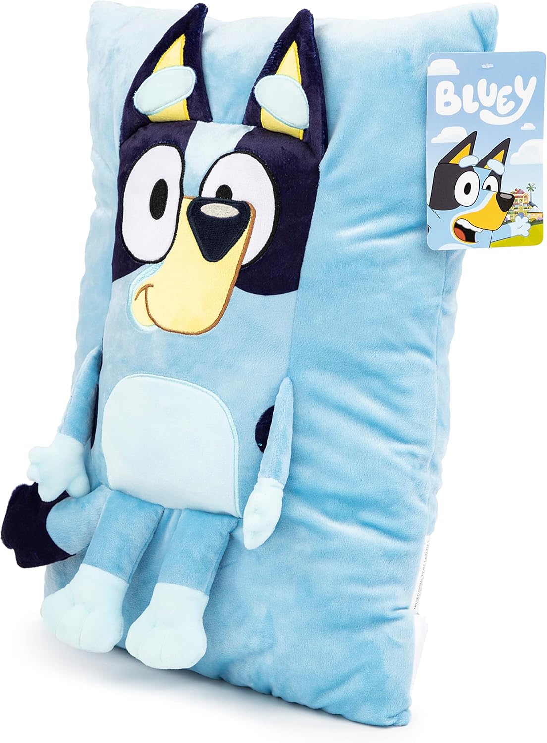 Bluey Snuggle Pillow - 15 Inches Super Soft Plush Throw Pillow