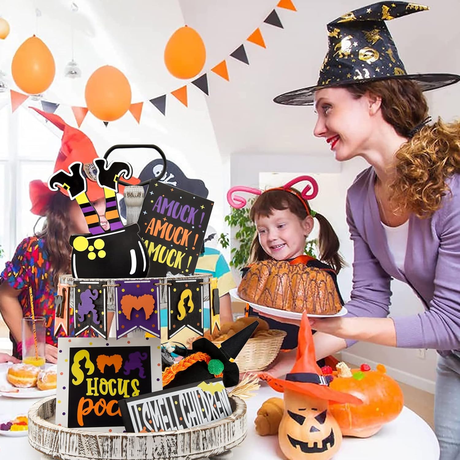 Hocus Pocus Decor Set for Halloween Party