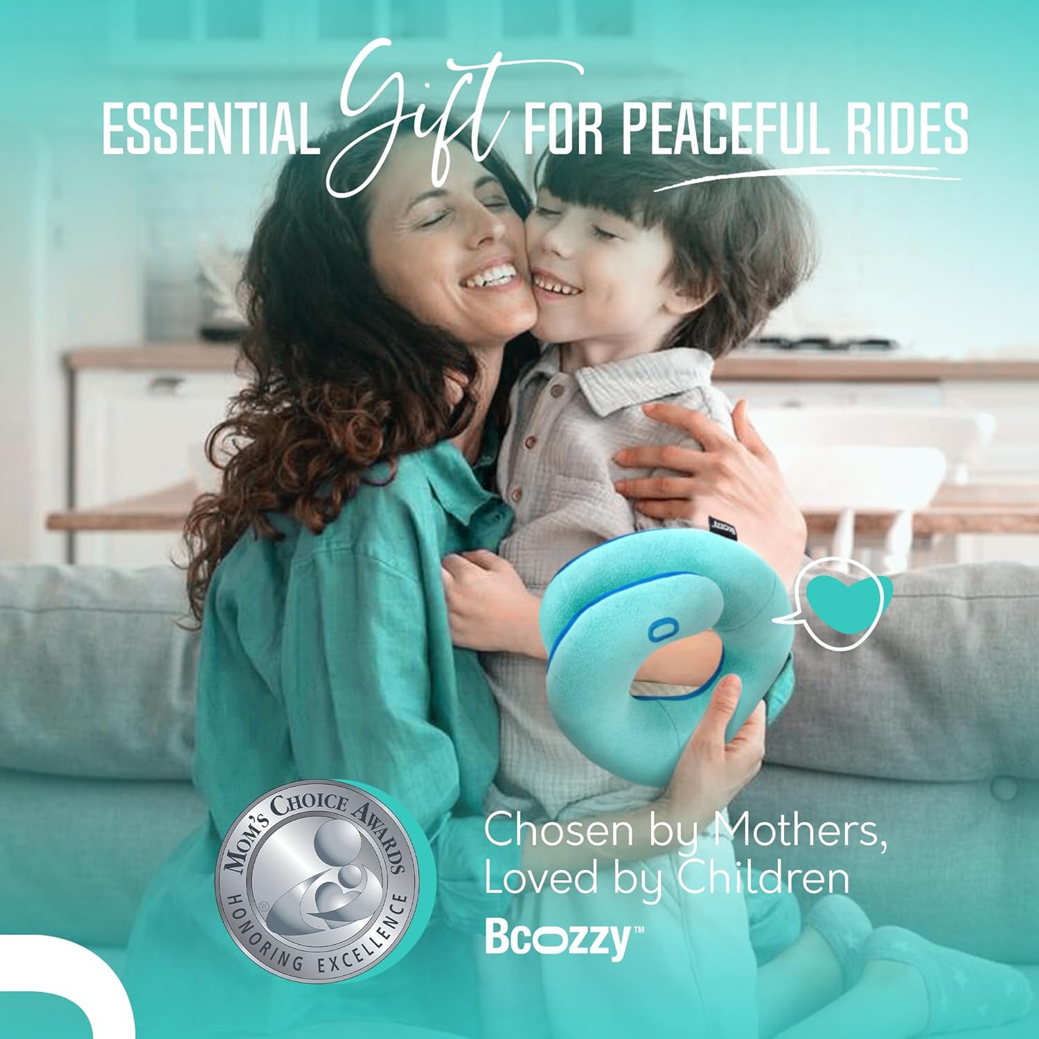 BCOZZY Kids Travel Neck Pillow for 3-7 YO