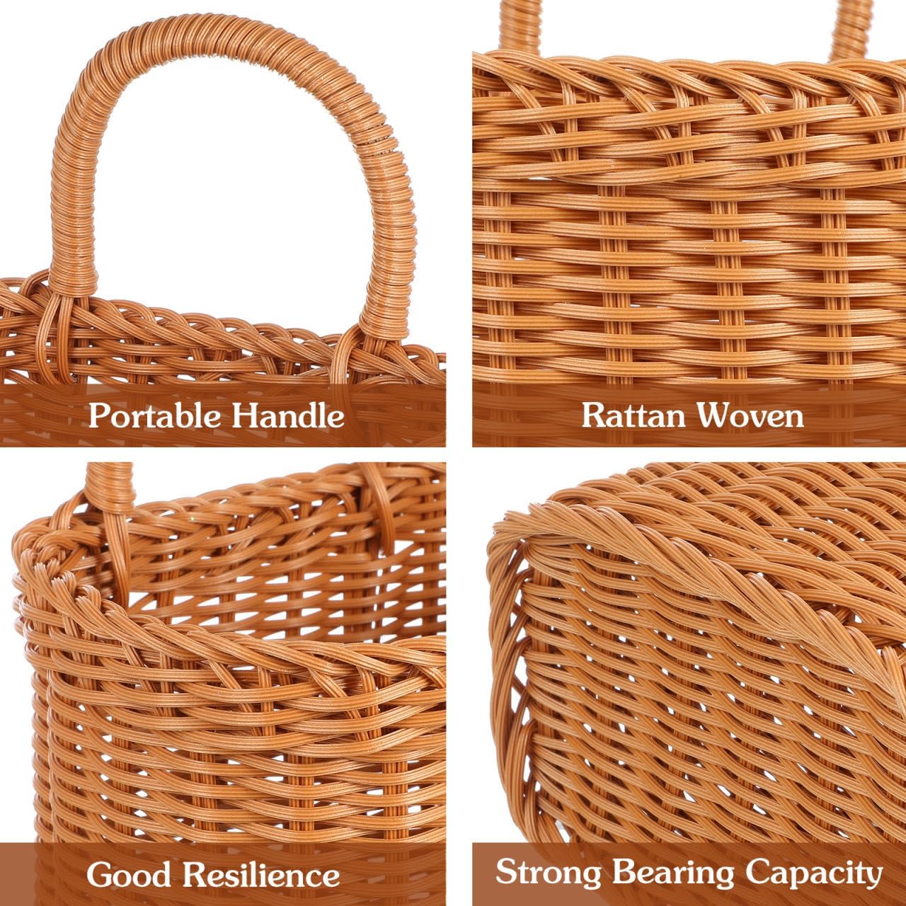 Cabilock Wall Hanging Basket for Kitchen and Home