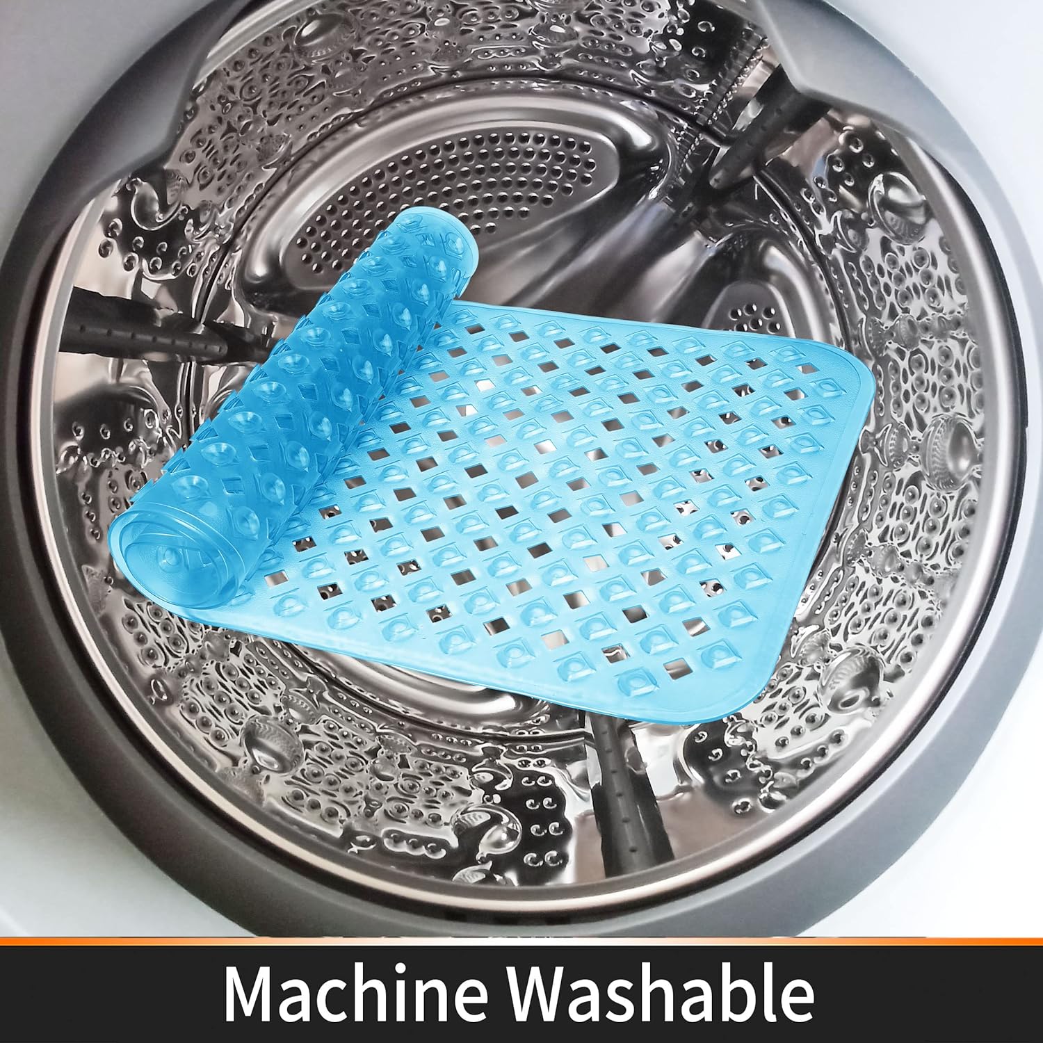 Yimobra Non-Slip Bathtub Mat with Suction Cups and Drain Holes