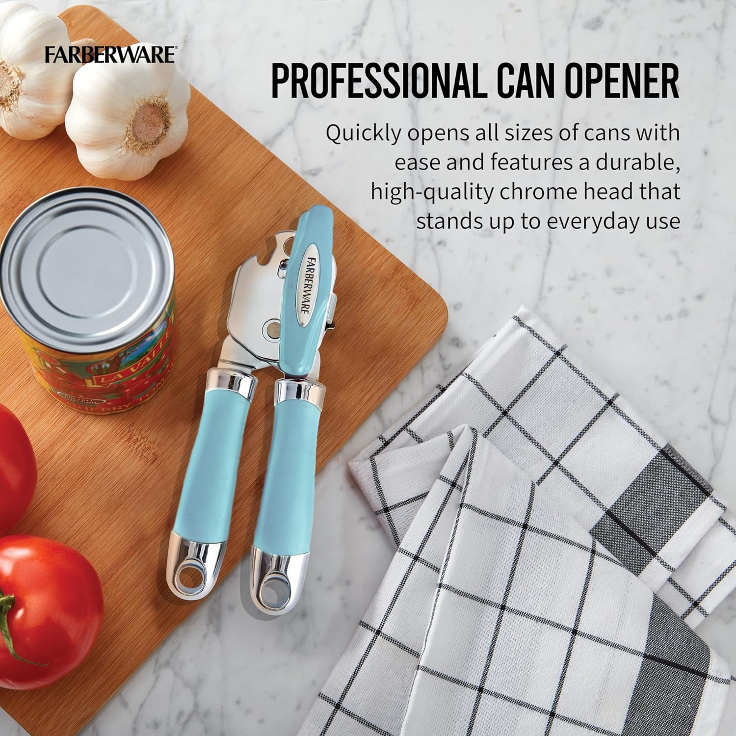 Farberware Pro 2 Can Opener Aqua Sky One Size