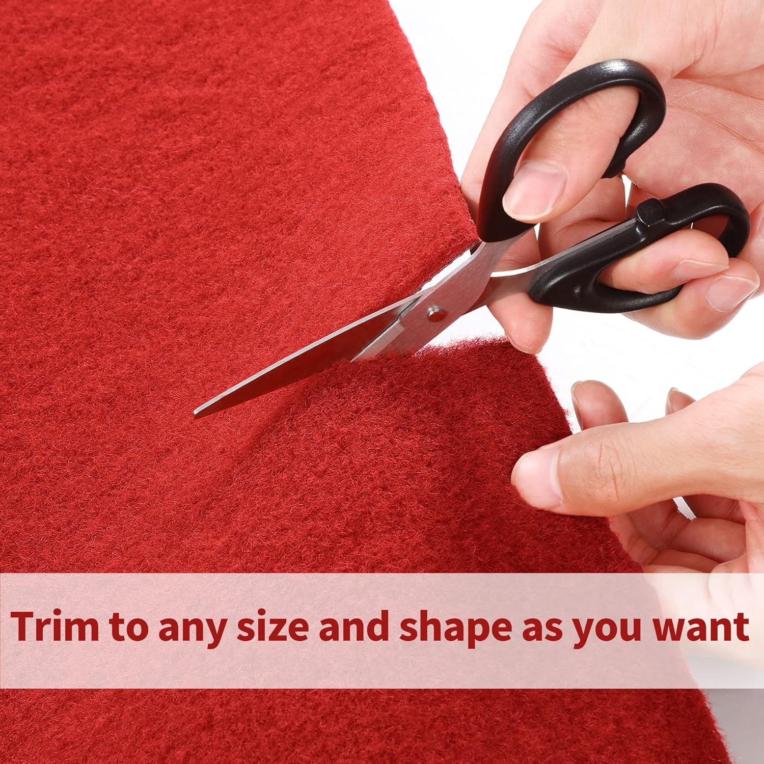 HOMBYS Extra Thick Red Carpet Runner 3x10 ft for Events