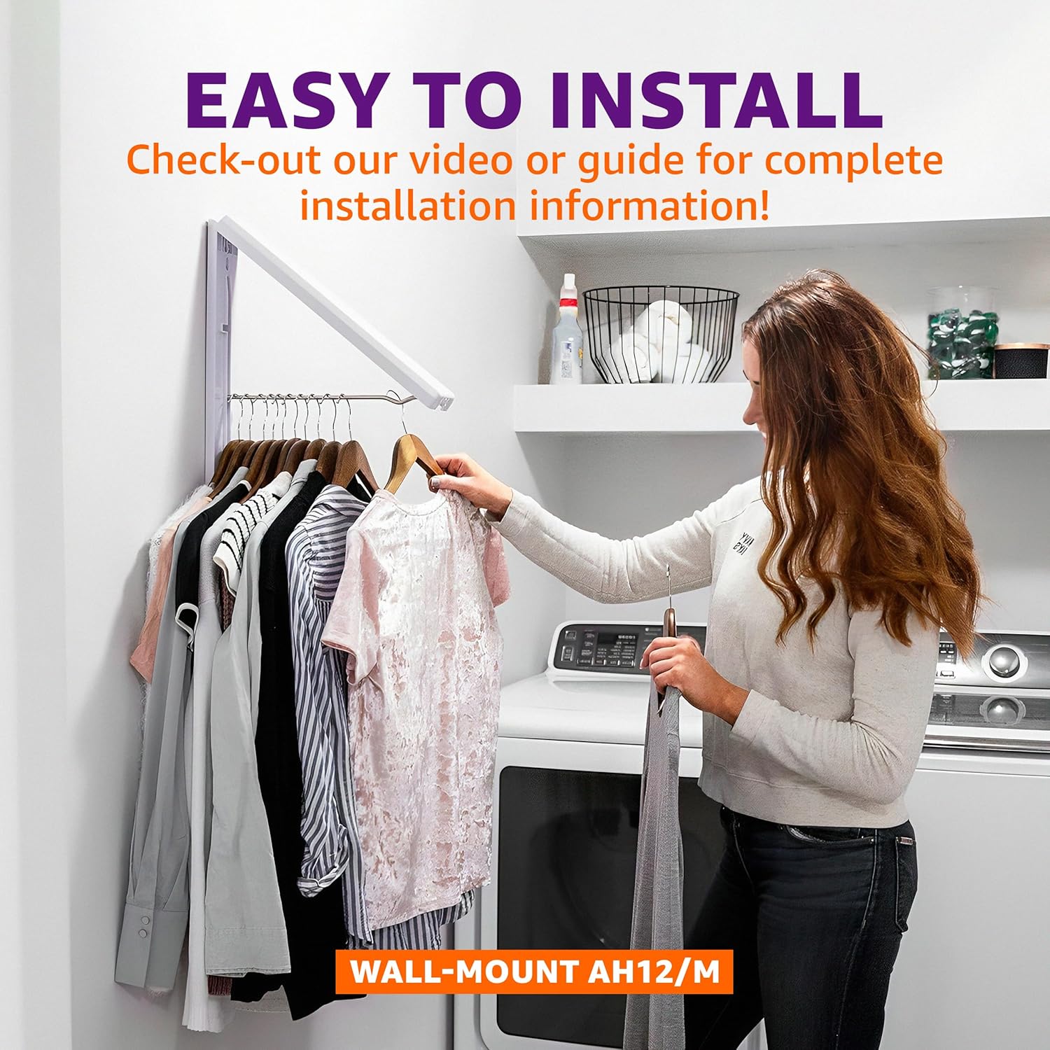 InstaHanger Wall Mounted Drying Rack